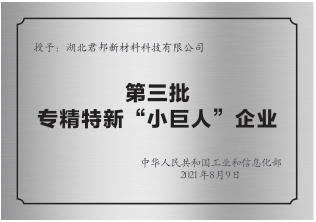 國家級專精特新“小巨人”認(rèn)定